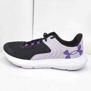 Under Armour Girls Outhustle 2 Sneakers Running Shoes Black Purple Size 6.5Y